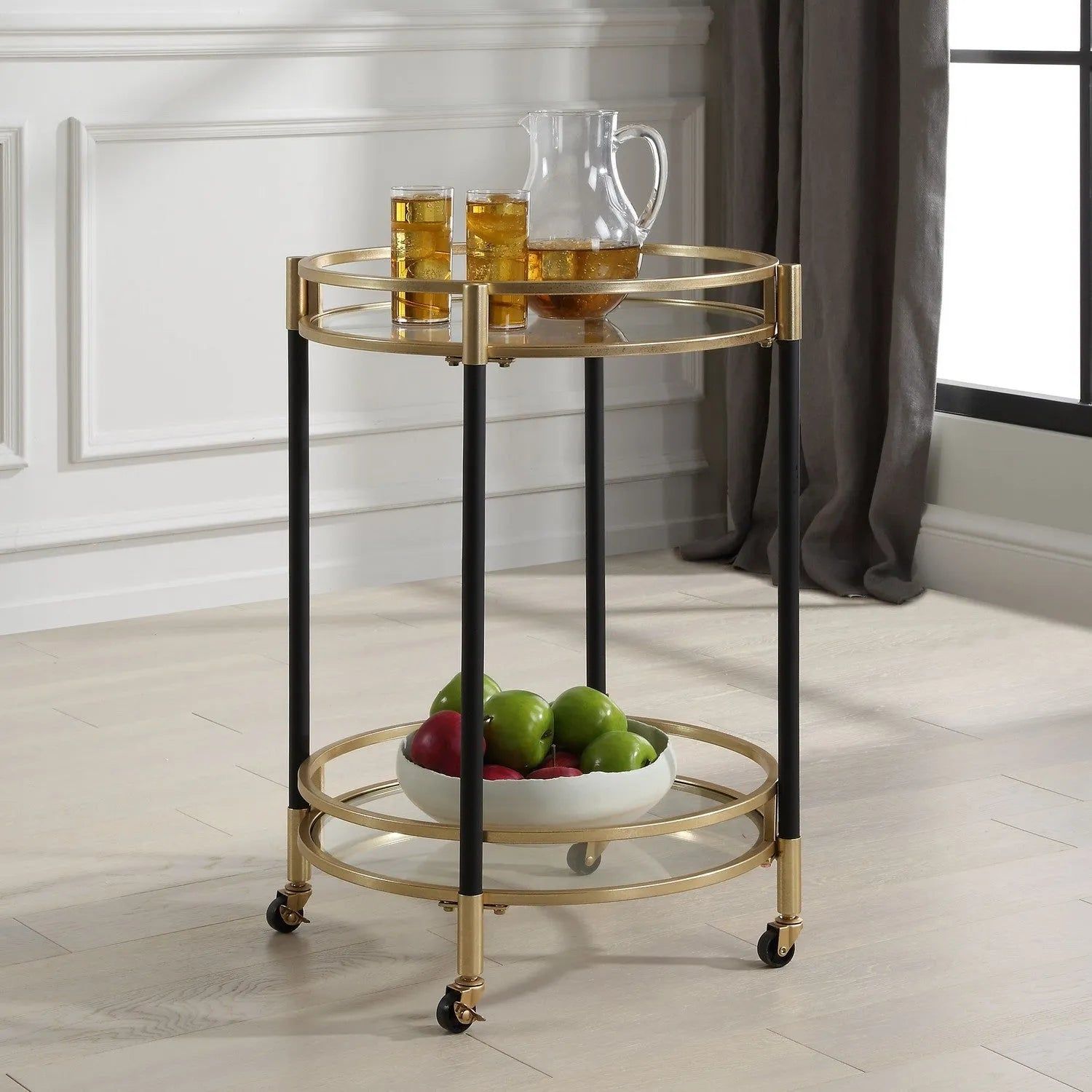 The Uttermost - Dolly Bar Cart - 24198 | Montreal Lighting & Hardware