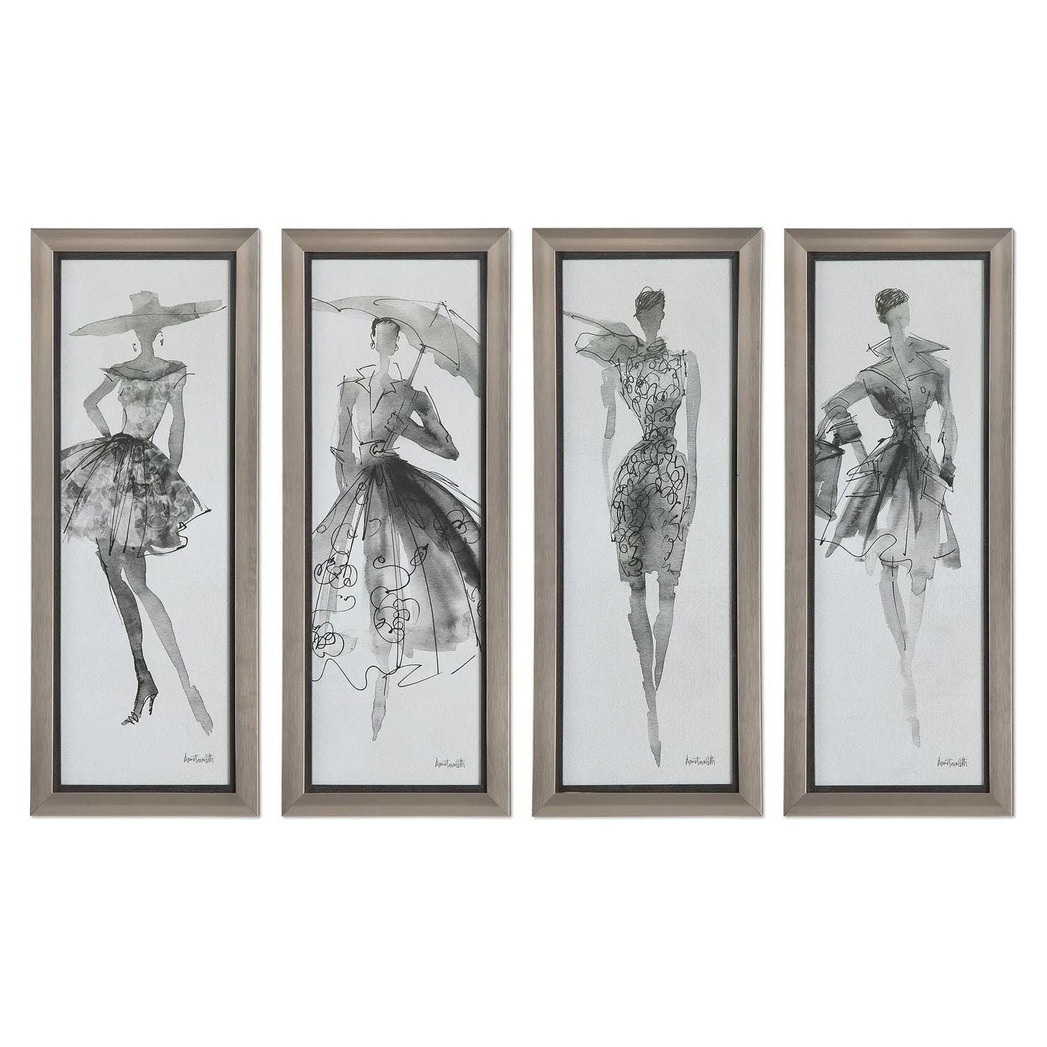 The Uttermost - Fashion Sketchbook Wall Art - 33624 | Montreal Lighting & Hardware