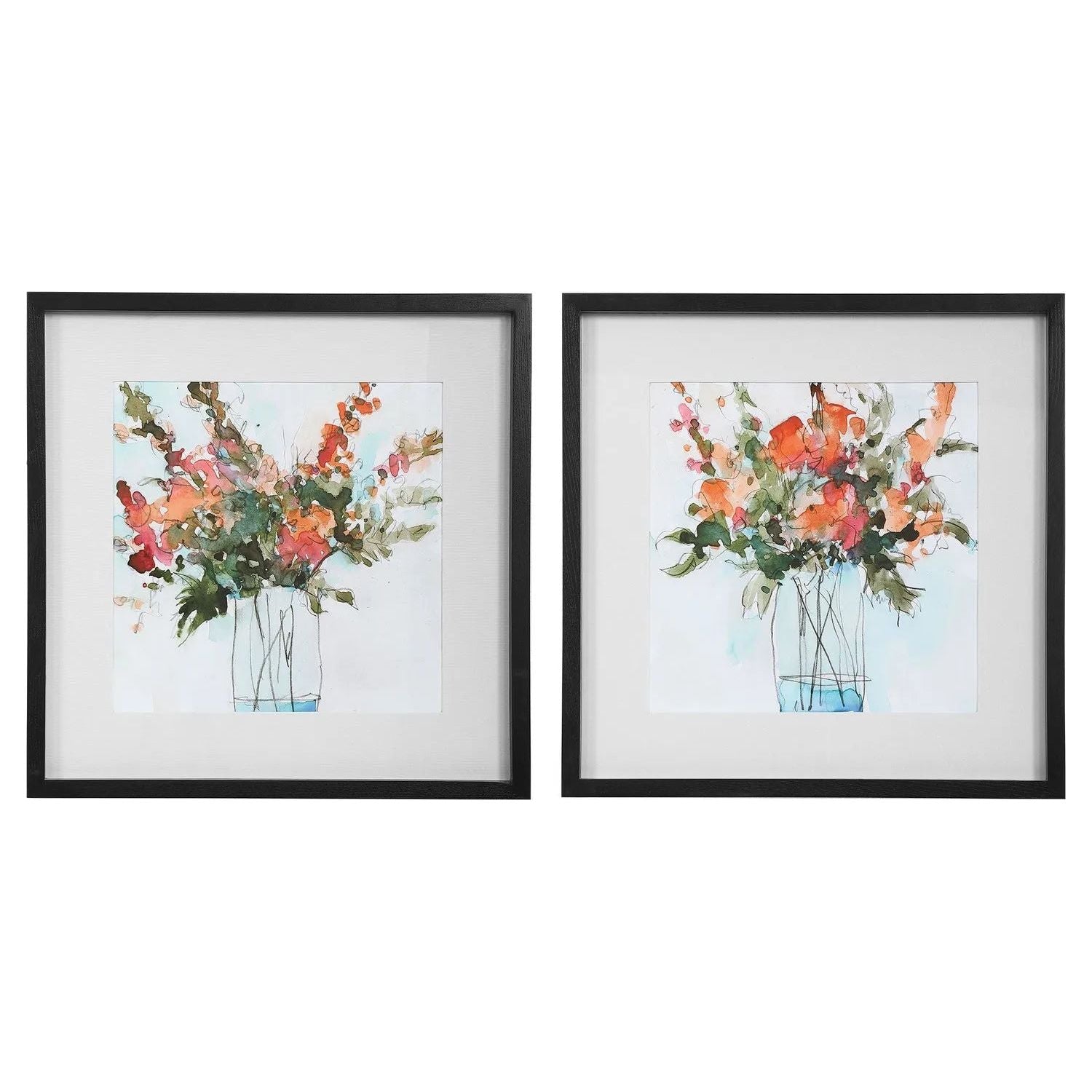 The Uttermost - Fresh Flowers Wall Art - 41619 | Montreal Lighting & Hardware