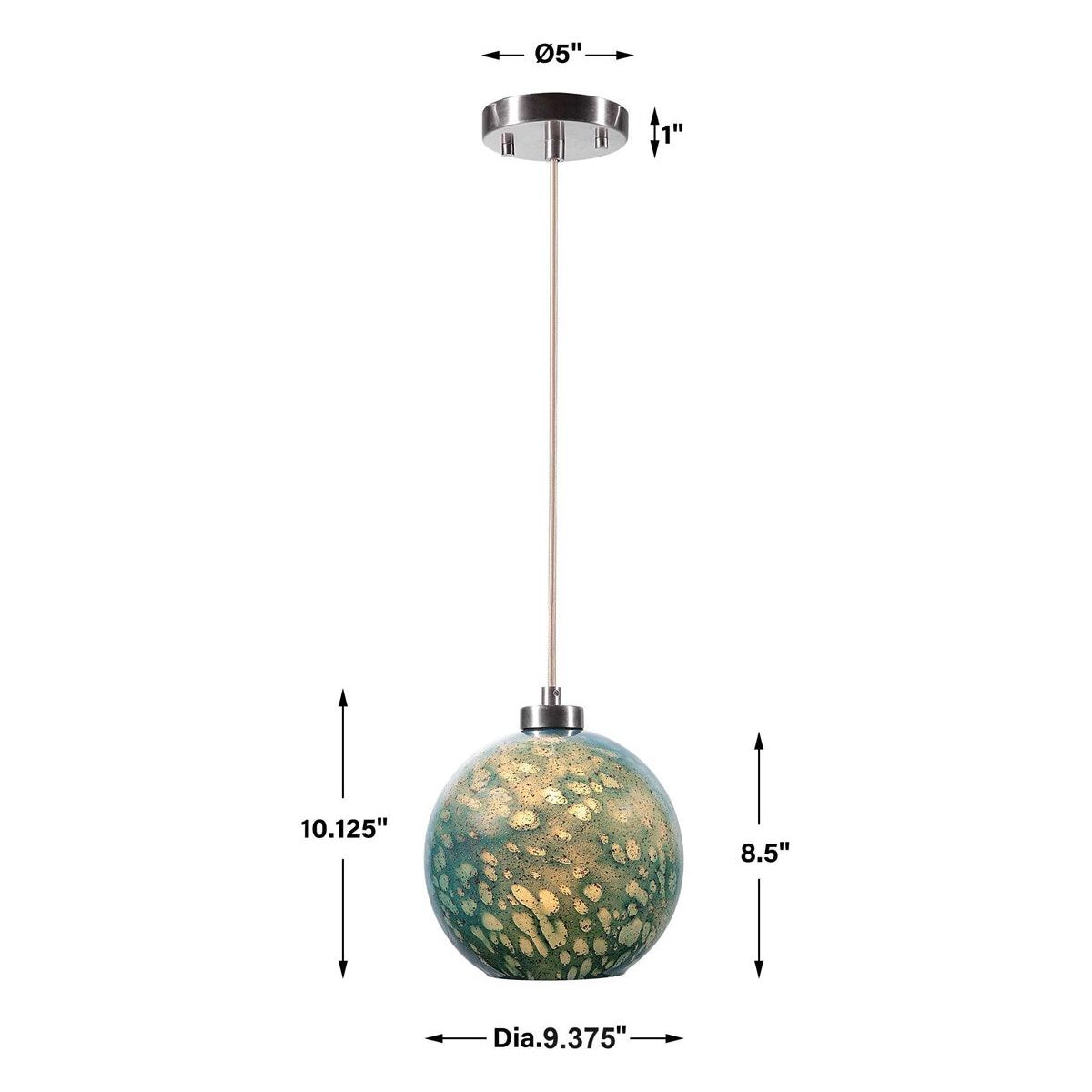 The Uttermost - Gemblue Mini Pendant - 22198 | Montreal Lighting & Hardware