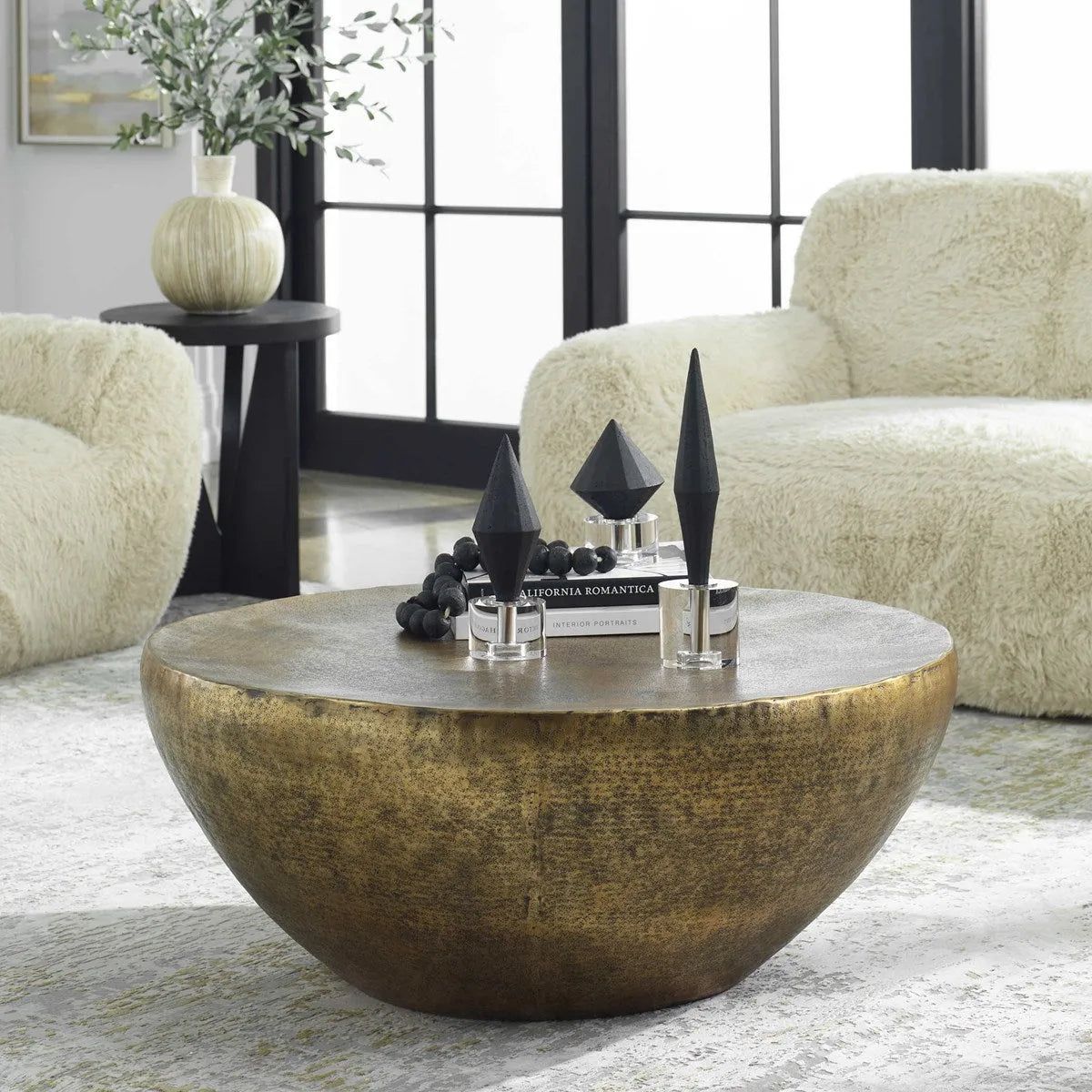 The Uttermost - Gilded Dome Coffee Table - 22990 | Montreal Lighting & Hardware