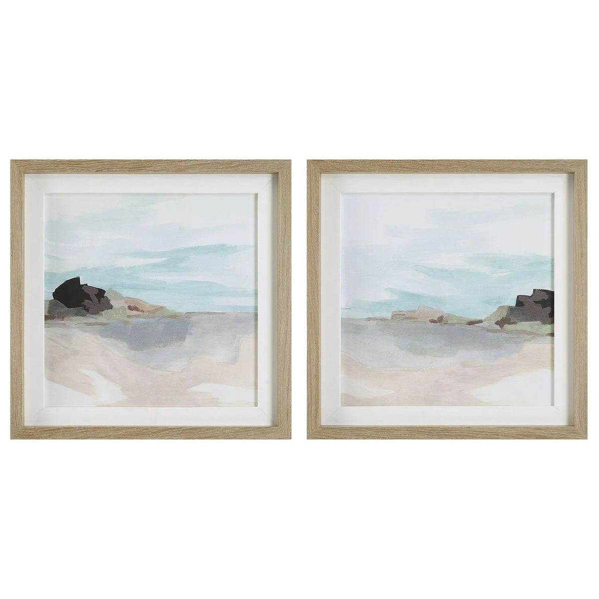 The Uttermost - Glacial Coast Framed Prints, Set/2 - 41445 | Montreal Lighting & Hardware