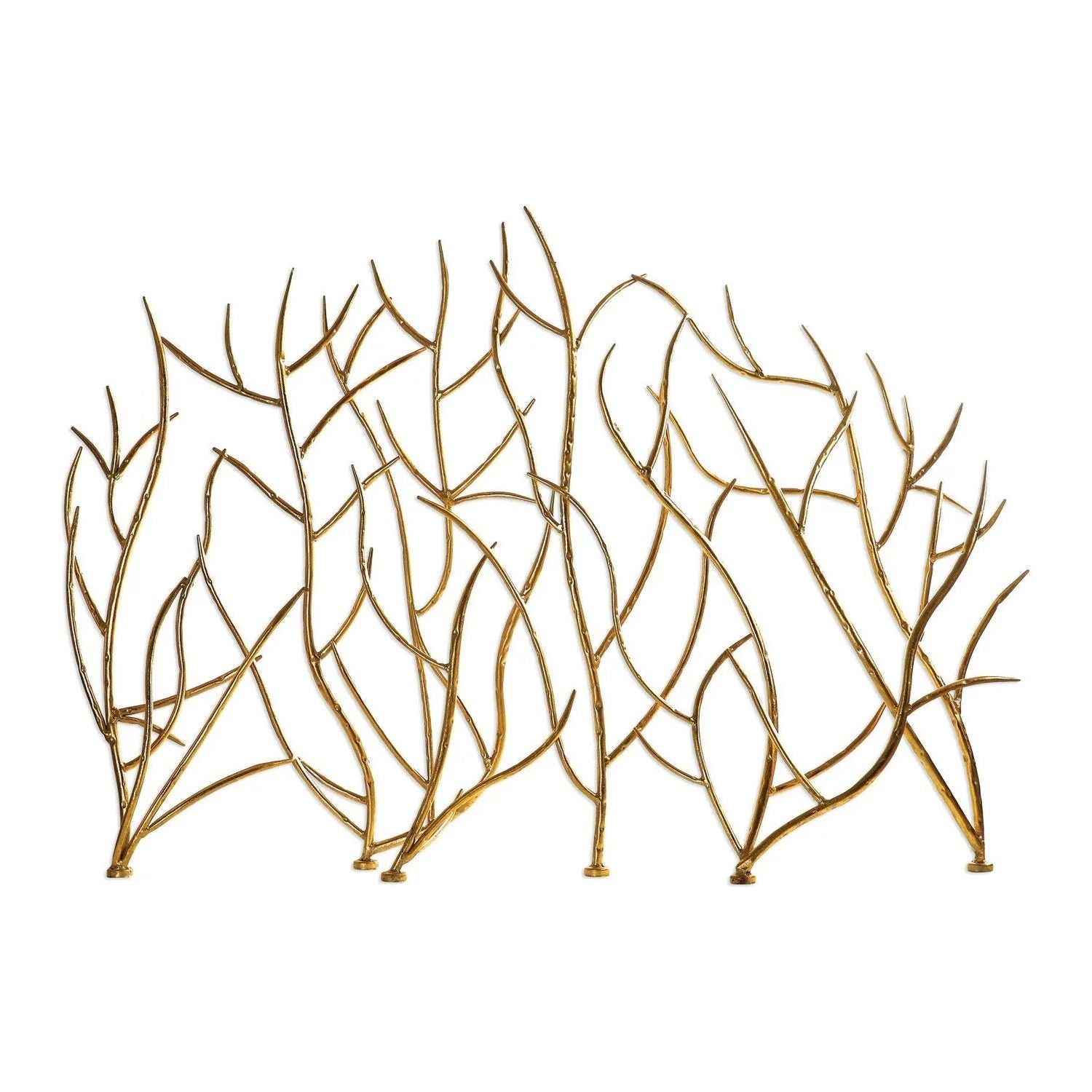 The Uttermost - Gold Branches Fireplace Screen - 18796 | Montreal Lighting & Hardware