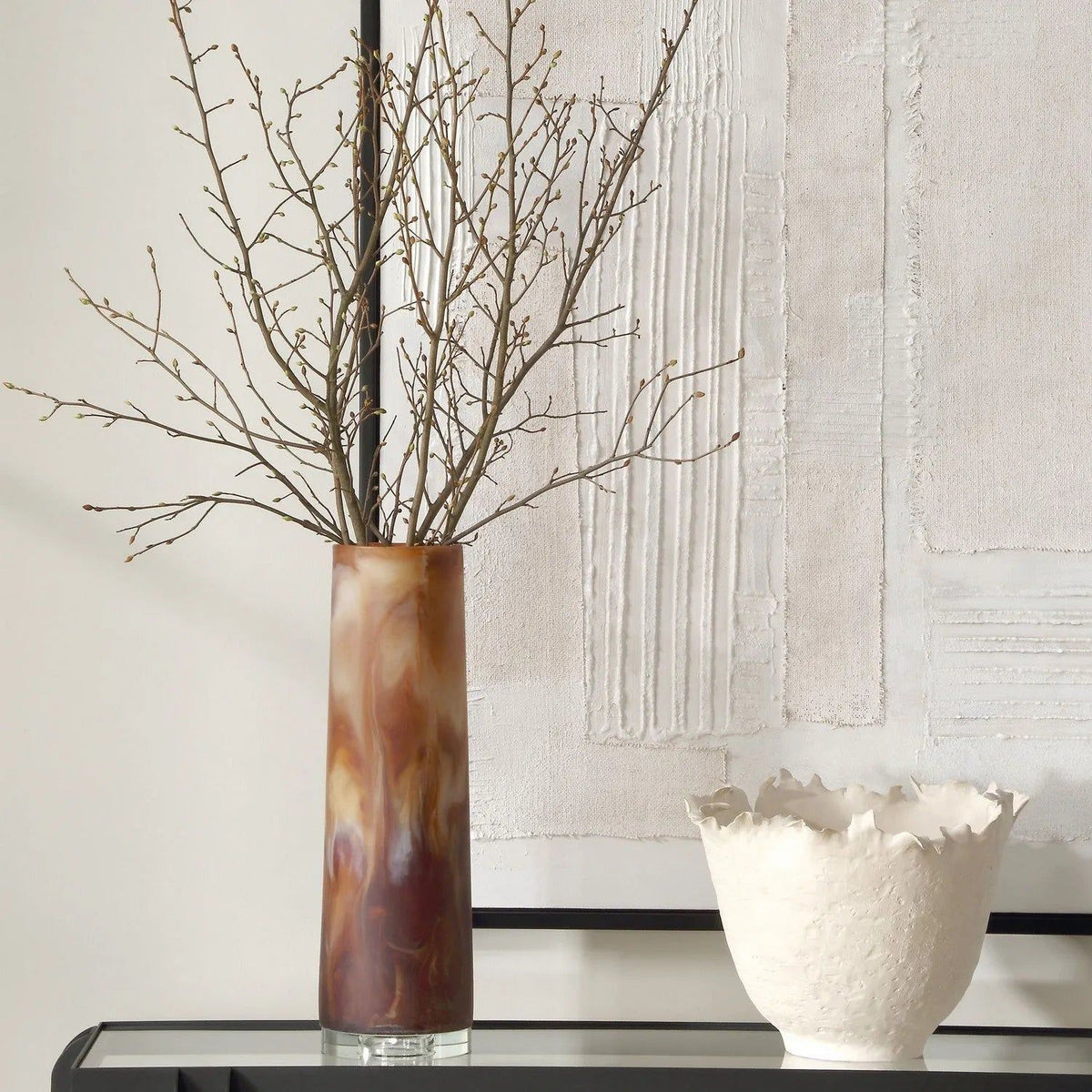 The Uttermost - Iced Vase - 18143 | Montreal Lighting & Hardware