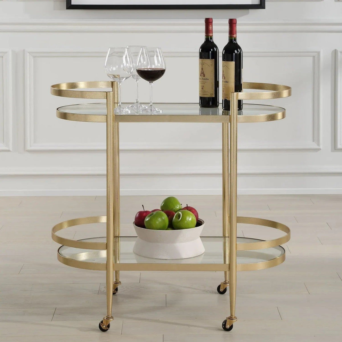 The Uttermost - Isabelle Bar Cart - 24246 | Montreal Lighting & Hardware