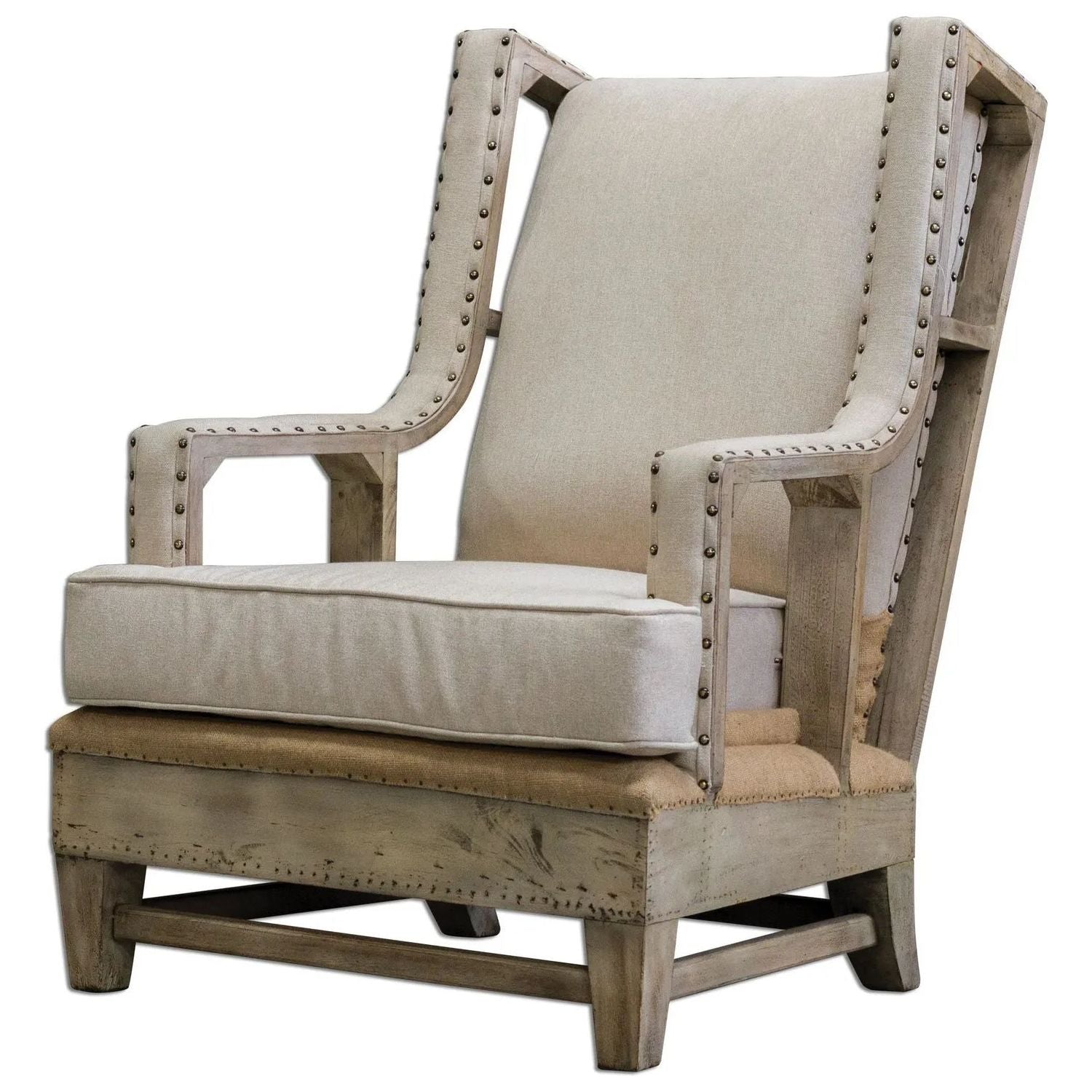 The Uttermost - Schafer Arm Chair - 23615 | Montreal Lighting & Hardware