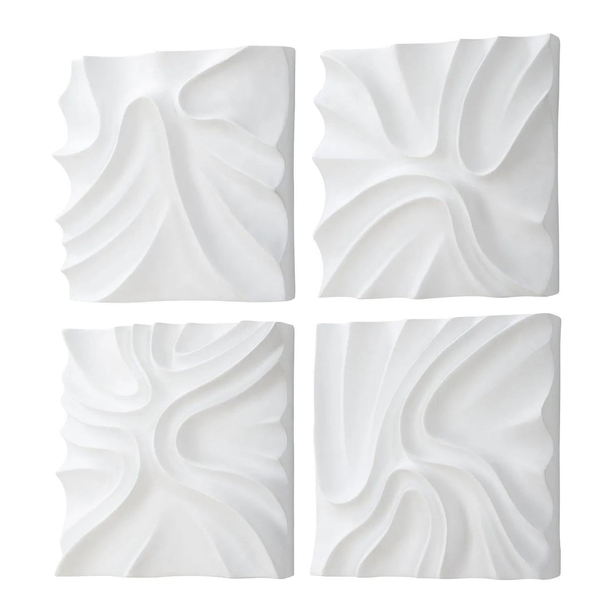 The Uttermost - Snowdrift Wall Decor, S/4 - 04368 | Montreal Lighting & Hardware