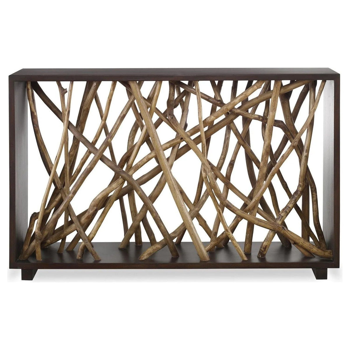 The Uttermost - Teak Maze Console Table - 22901 | Montreal Lighting & Hardware