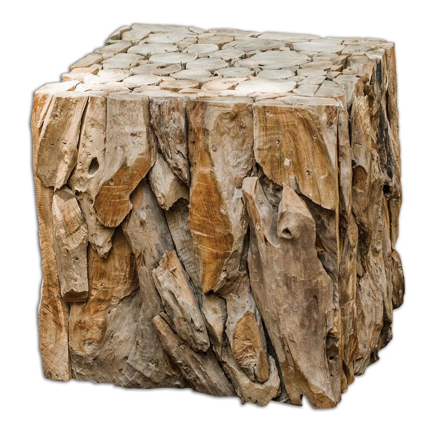 The Uttermost - Teak Root Bunching Cubes - 25592 | Montreal Lighting & Hardware