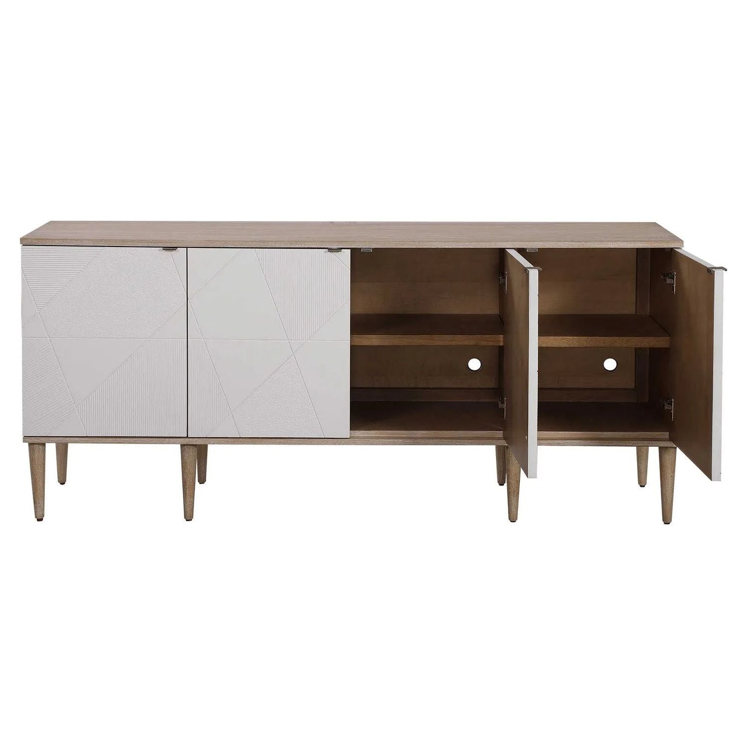 The Uttermost - Tightrope Sideboard Cabinet - 25101 | Montreal Lighting & Hardware