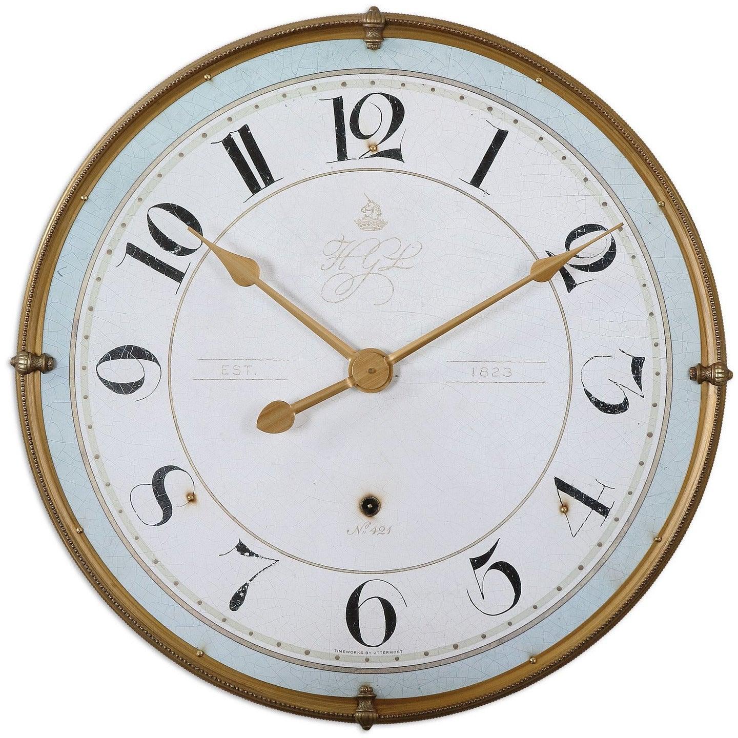 Marcelo Wall Clock  The Uttermost - Montreal Lighting & Hardware