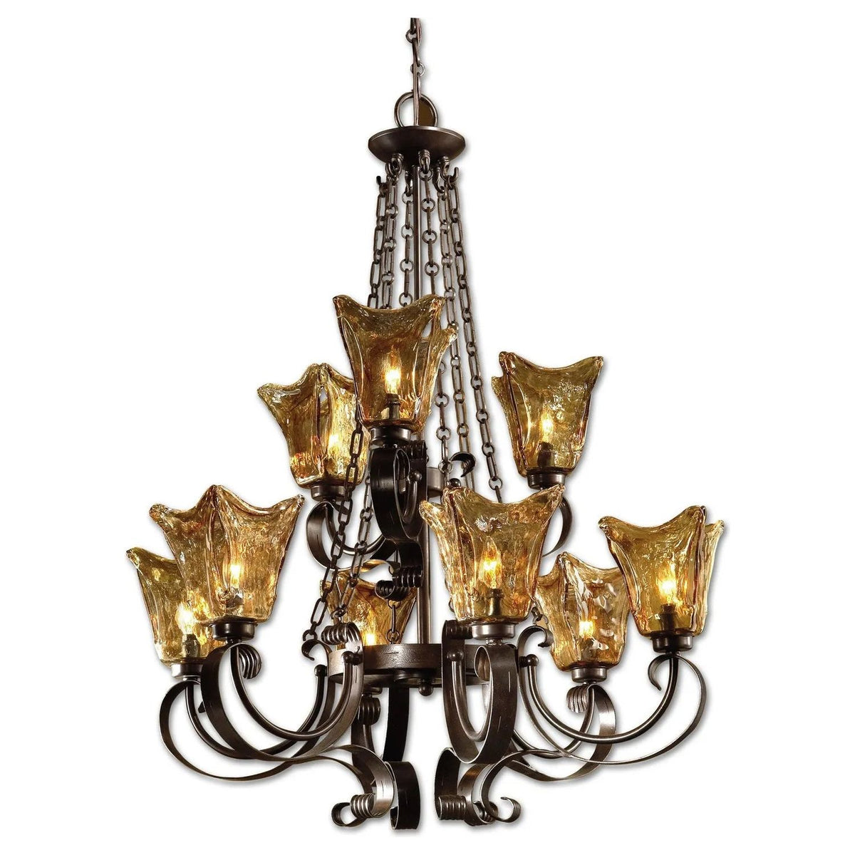 The Uttermost - Vetraio 2 Tier Chandelier - 21005 | Montreal Lighting & Hardware