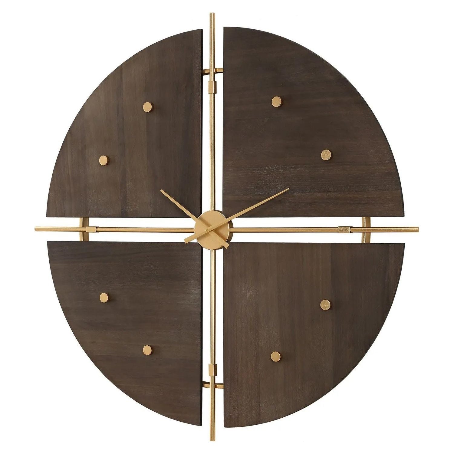 The Uttermost - Walnut Elegance Wall Clock - 06465 | Montreal Lighting & Hardware