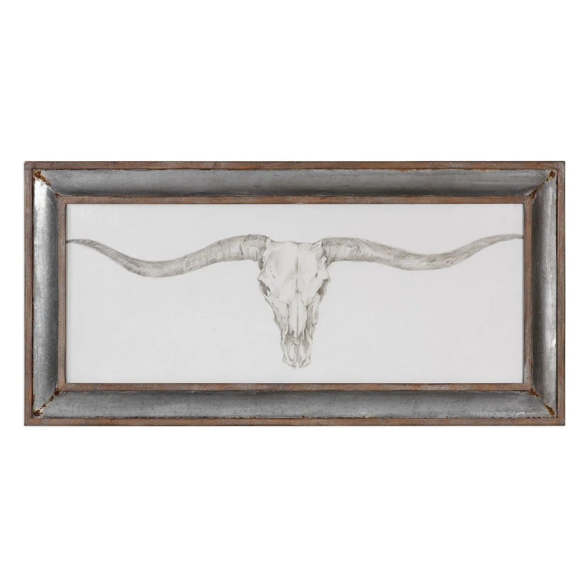 The Uttermost - Western Skull Mount Wall Art - 51106 | Montreal Lighting & Hardware