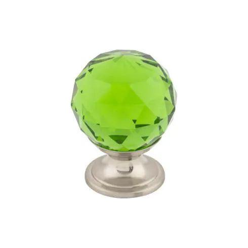 Top Knobs - Green Crystal Knob - TK119BSN | Montreal Lighting & Hardware