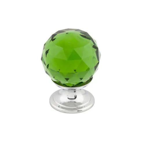 Top Knobs - Green Crystal Knob - TK119PC | Montreal Lighting & Hardware