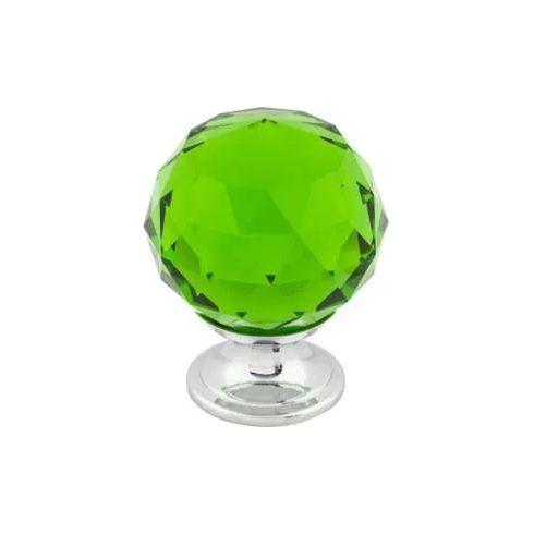 Top Knobs - Green Crystal Knob - TK120PC | Montreal Lighting & Hardware