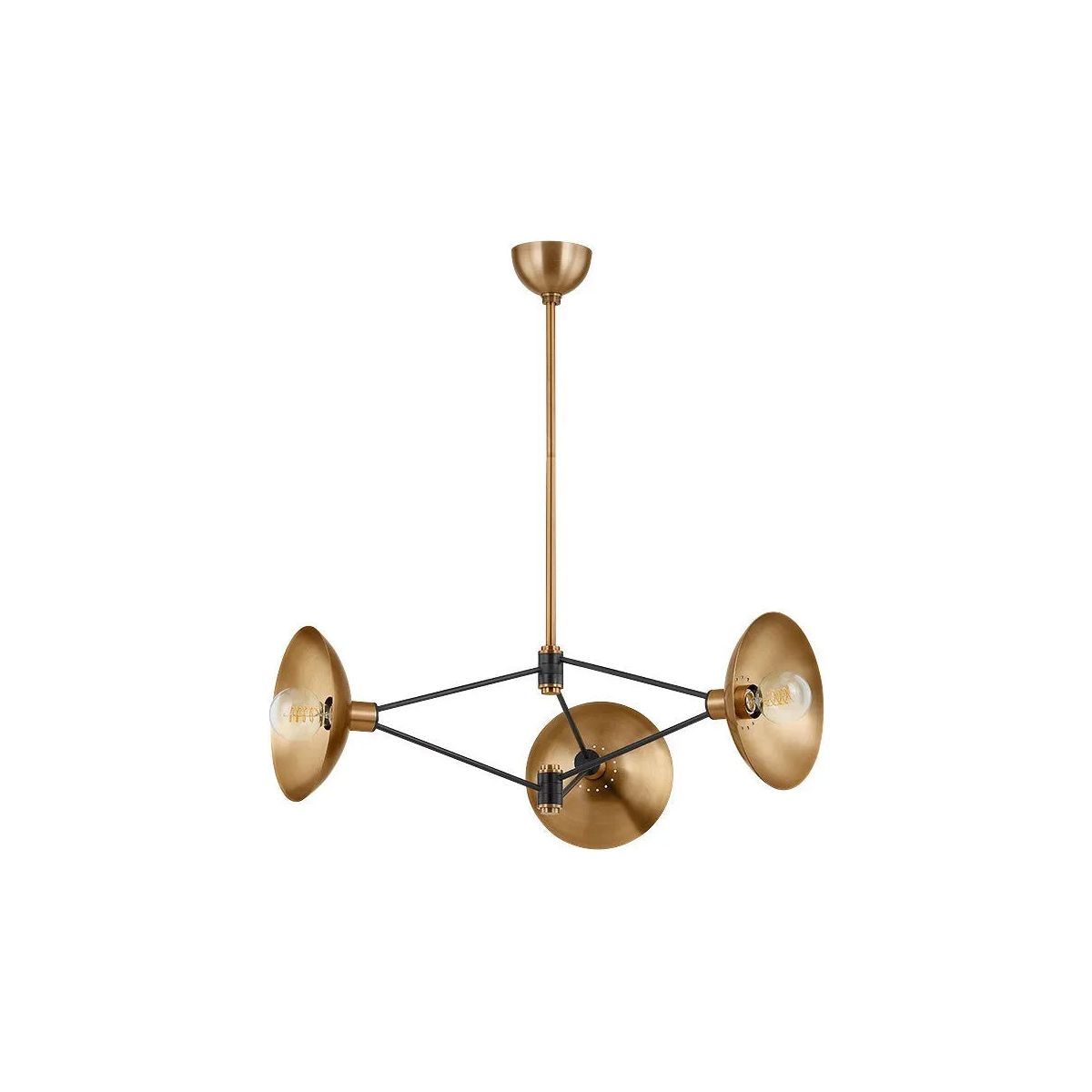 Troy Lighting - Axel Chandelier - F1036-PBR/SBK | Montreal Lighting & Hardware