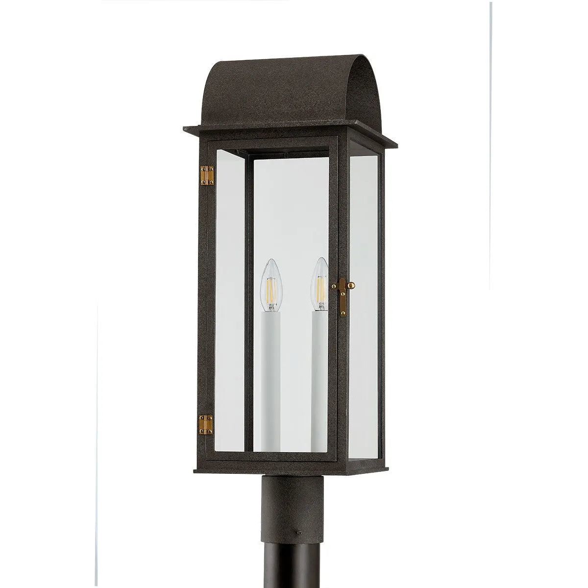 Troy Lighting - Bohen Exterior Post Mount - P2225-FRN/PBR | Montreal Lighting & Hardware