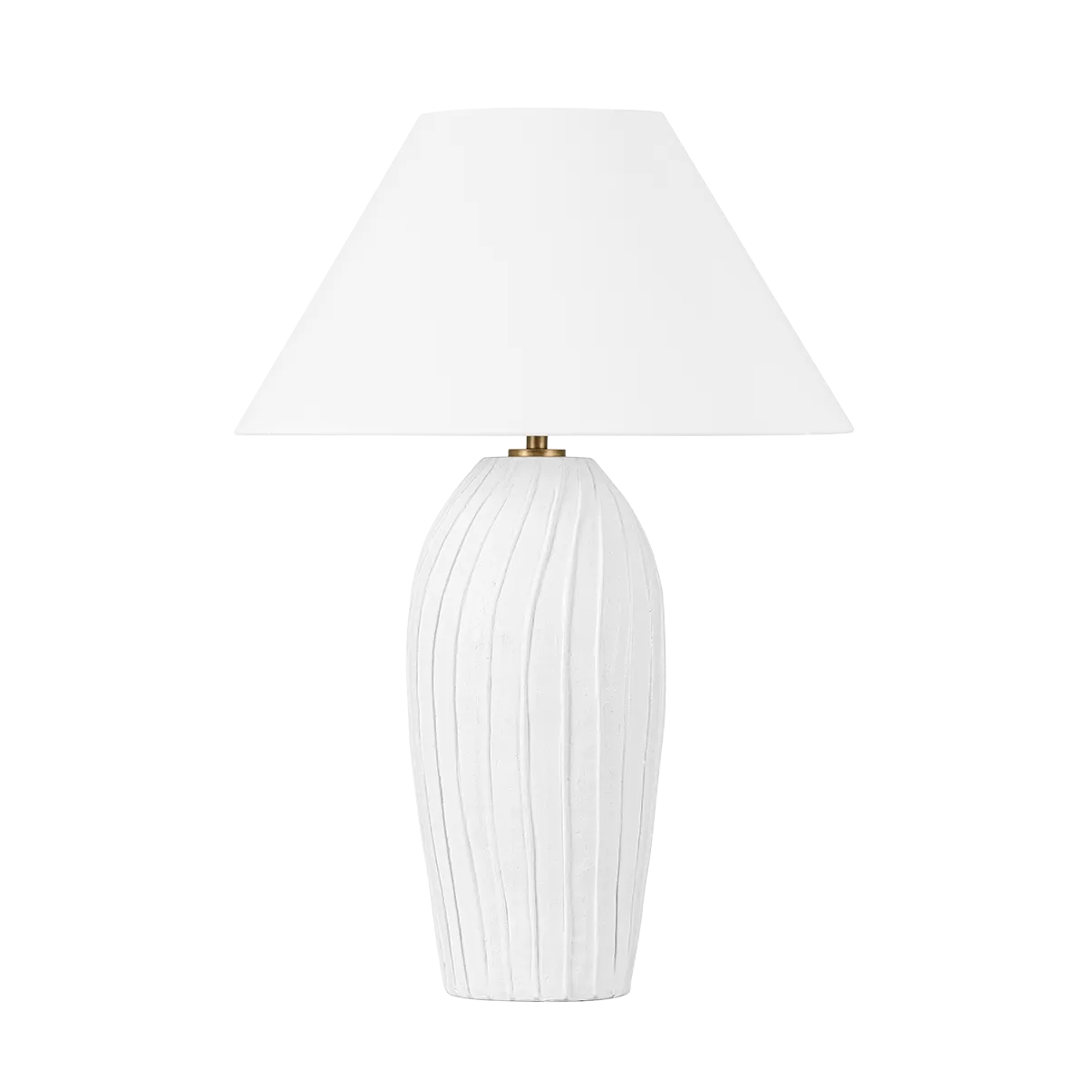 Troy Lighting - Deacon Table Lamp - PTL2231-PBR/CLW | Montreal Lighting & Hardware