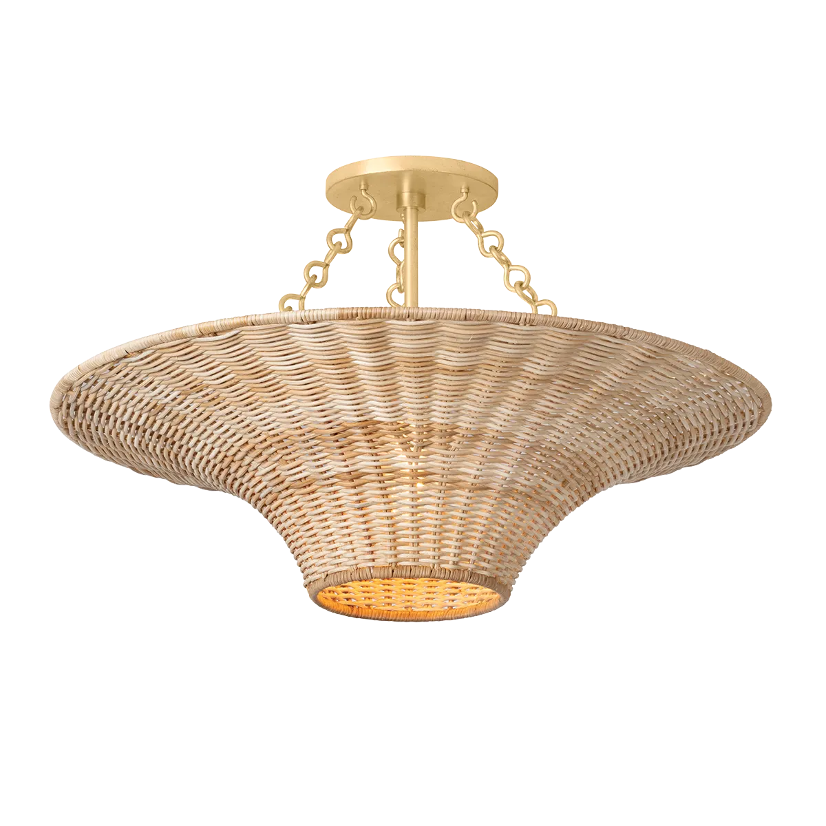 Troy Lighting - Ketan Semi Flush Mount - C2425-VGL | Montreal Lighting & Hardware