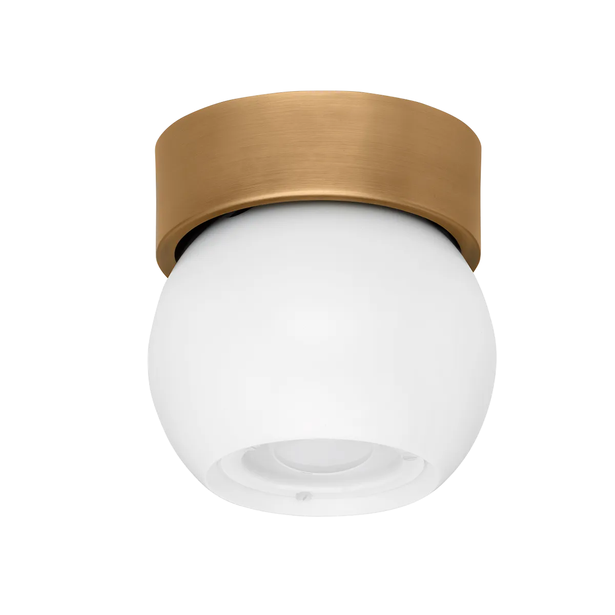 Troy Lighting - Odin Flush Mount - C1406-PBR/SWH | Montreal Lighting & Hardware