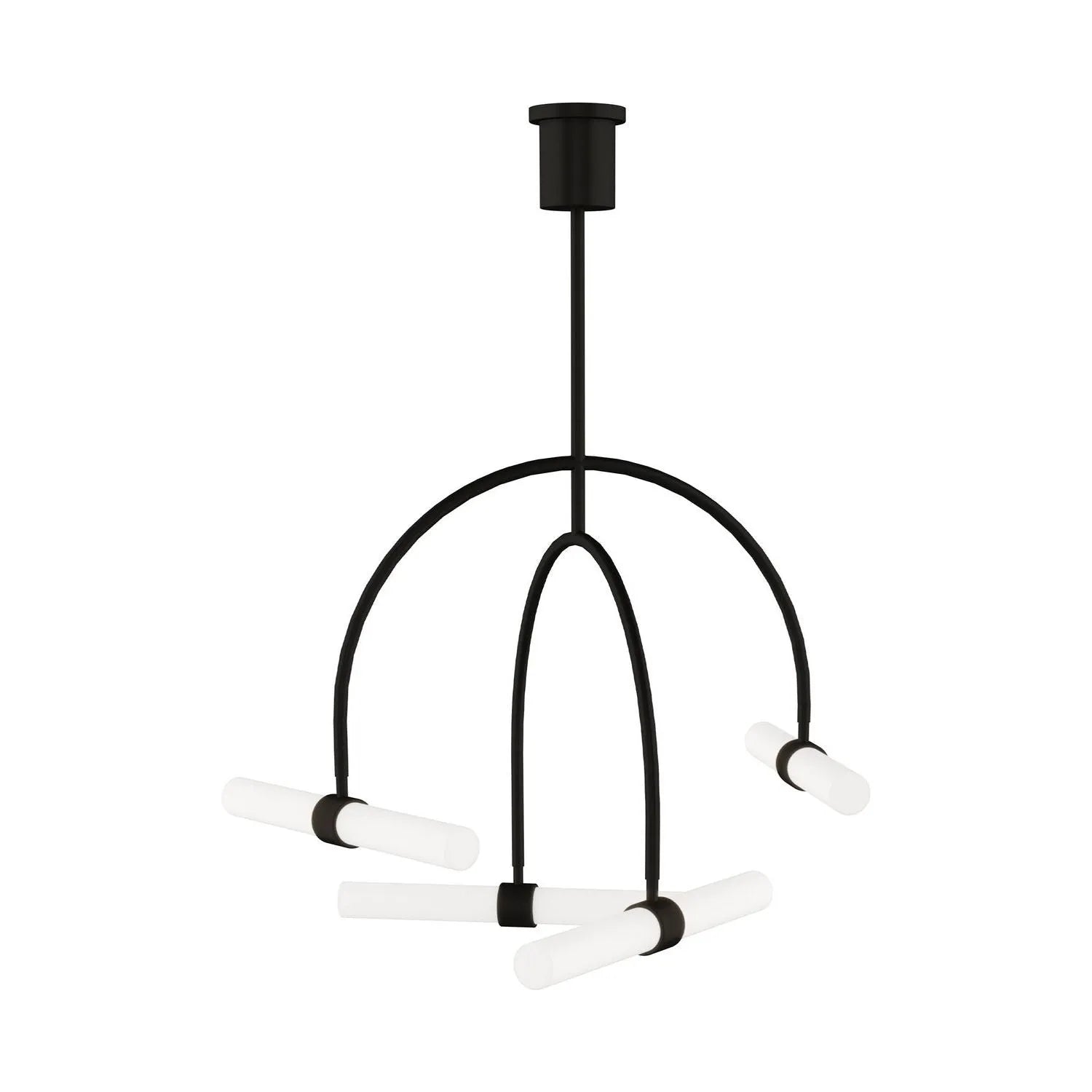 Visual Comfort Modern Collection - Calumn LED Chandelier - 700CLM4B-LED930 | Montreal Lighting & Hardware