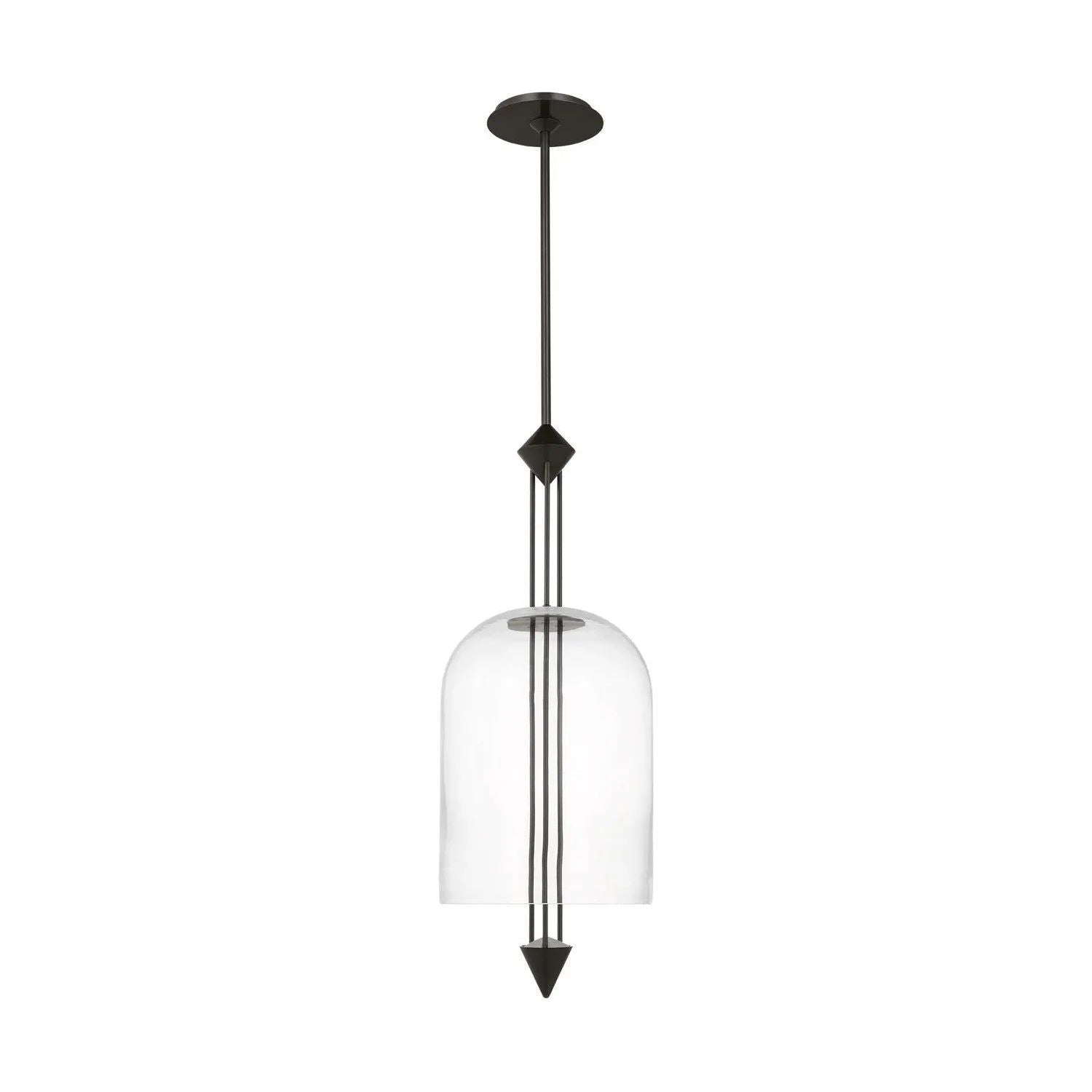 Visual Comfort Modern Collection - Cathedral LED Pendant - SLPD31527CBZ | Montreal Lighting & Hardware