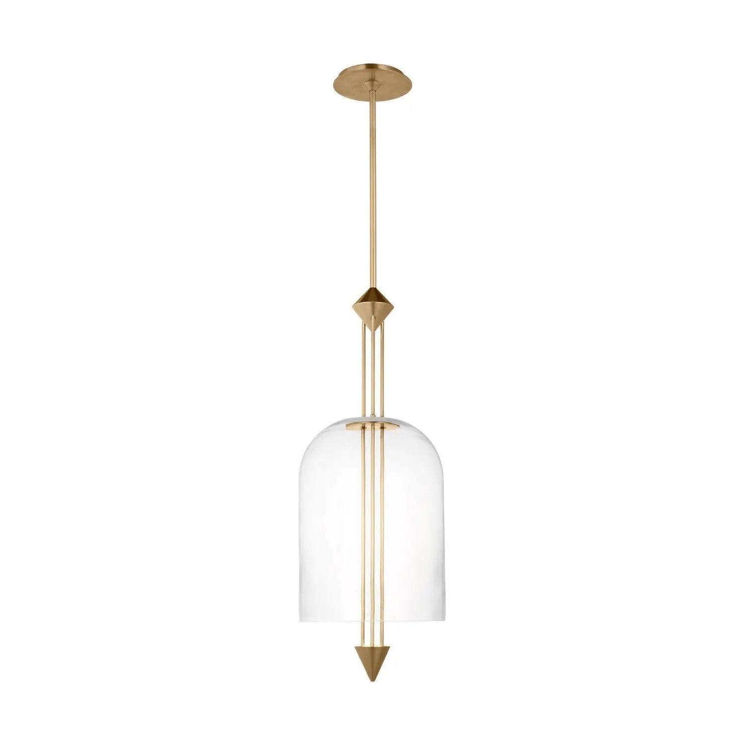 Visual Comfort Modern Collection - Cathedral LED Pendant - SLPD31527CNB | Montreal Lighting & Hardware