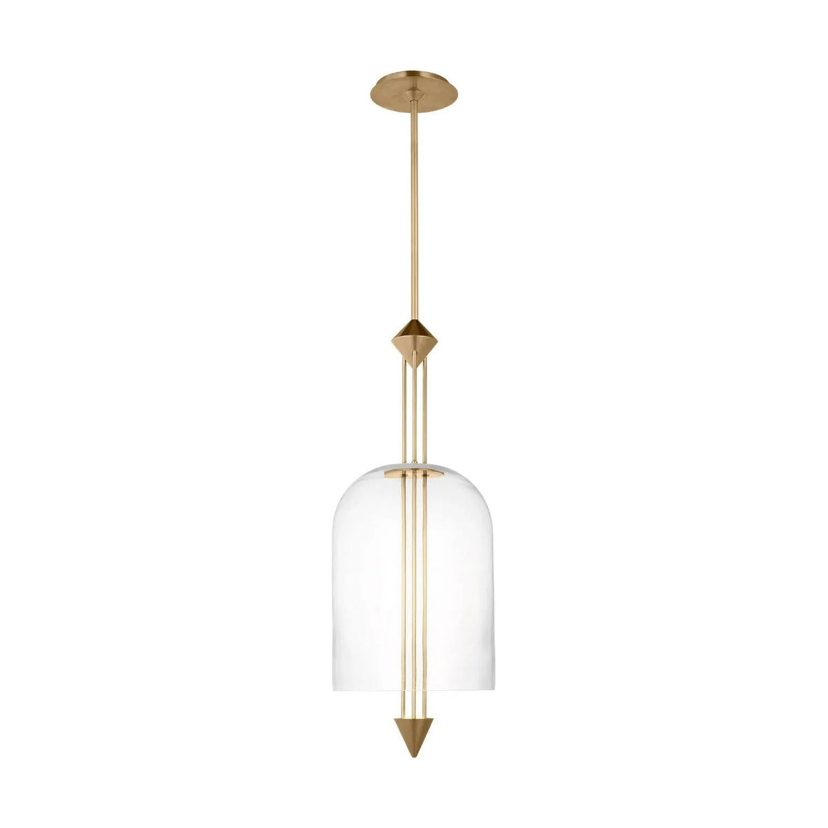 Visual Comfort Modern Collection - Cathedral LED Pendant - SLPD31527CNB | Montreal Lighting & Hardware