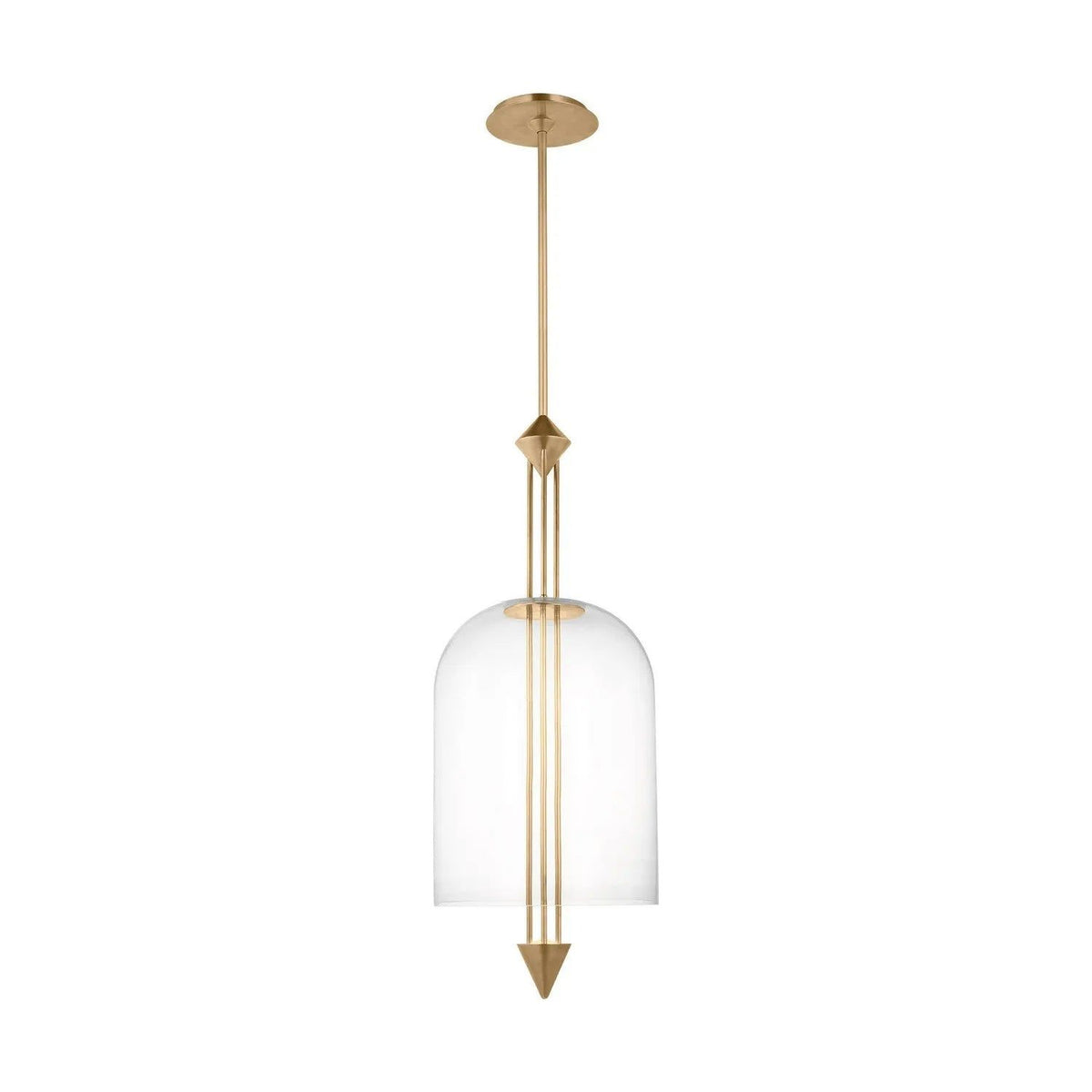 Visual Comfort Modern Collection - Cathedral LED Pendant - SLPD31627CNB | Montreal Lighting & Hardware