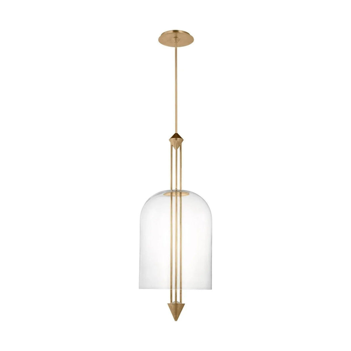 Visual Comfort Modern Collection - Cathedral LED Pendant - SLPD31727CNB | Montreal Lighting & Hardware