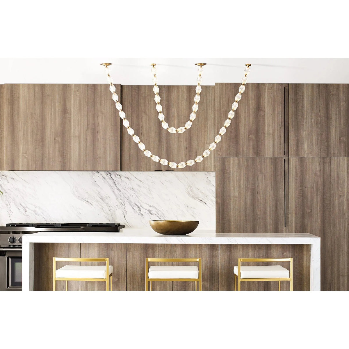 Visual Comfort Modern Collection - Collier LED Chandelier - 700CLR84NB-LED930R | Montreal Lighting & Hardware