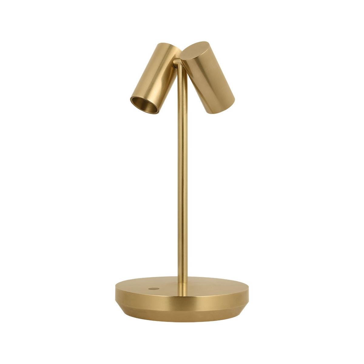 Visual Comfort Modern Collection - Doppia LED Table Lamp - SLTB53427HAB | Montreal Lighting & Hardware