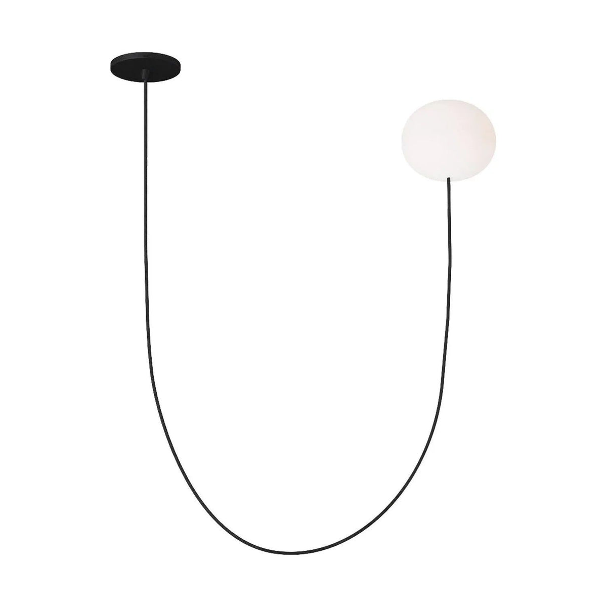 Visual Comfort Modern Collection - Helium LED 1 Light Chandelier - PBCH35727OPB | Montreal Lighting & Hardware