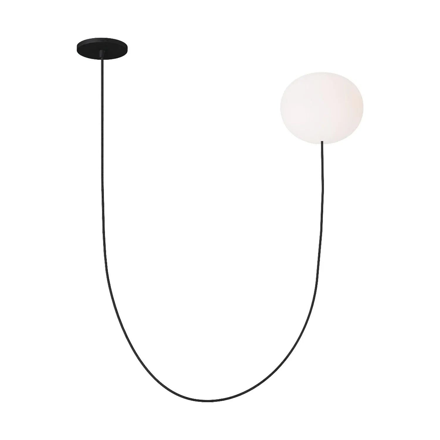 Visual Comfort Modern Collection - Helium LED 1 Light Chandelier - PBCH36127OPB | Montreal Lighting & Hardware