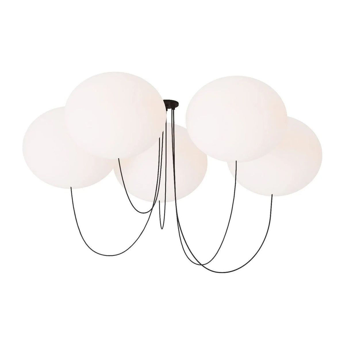 Visual Comfort Modern Collection - Helium LED 5 Light Chandelier - PBCH37227OPB | Montreal Lighting & Hardware