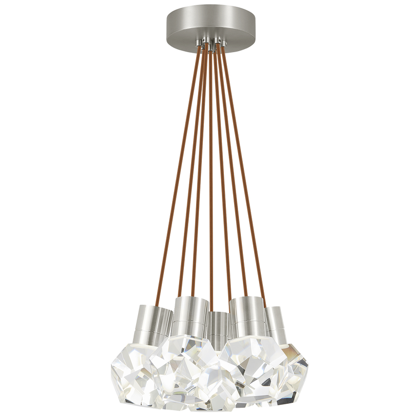 Visual Comfort Modern Collection - Kira 7 LED Multi-Light Pendant - 700TDKIRAP7PS-LED922 | Montreal Lighting & Hardware