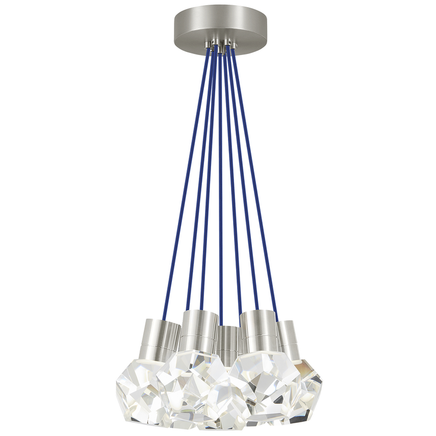 Visual Comfort Modern Collection - Kira 7 LED Multi-Light Pendant - 700TDKIRAP7US-LED922 | Montreal Lighting & Hardware