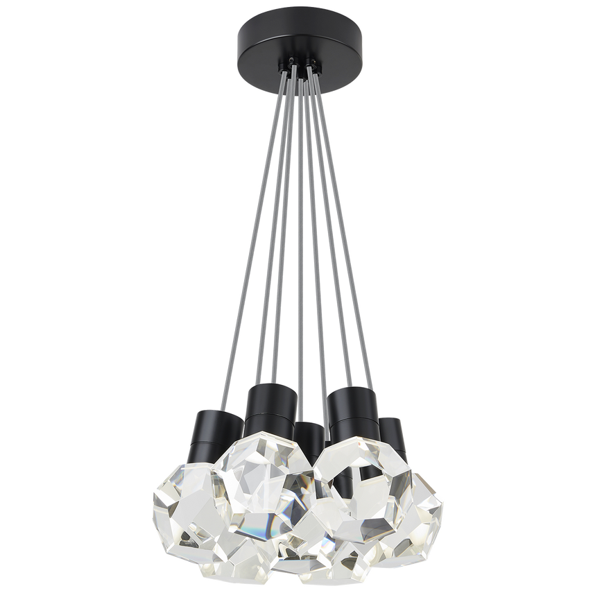 Visual Comfort Modern Collection - Kira 7 LED Multi-Light Pendant - 700TDKIRAP7YB-LED922 | Montreal Lighting & Hardware