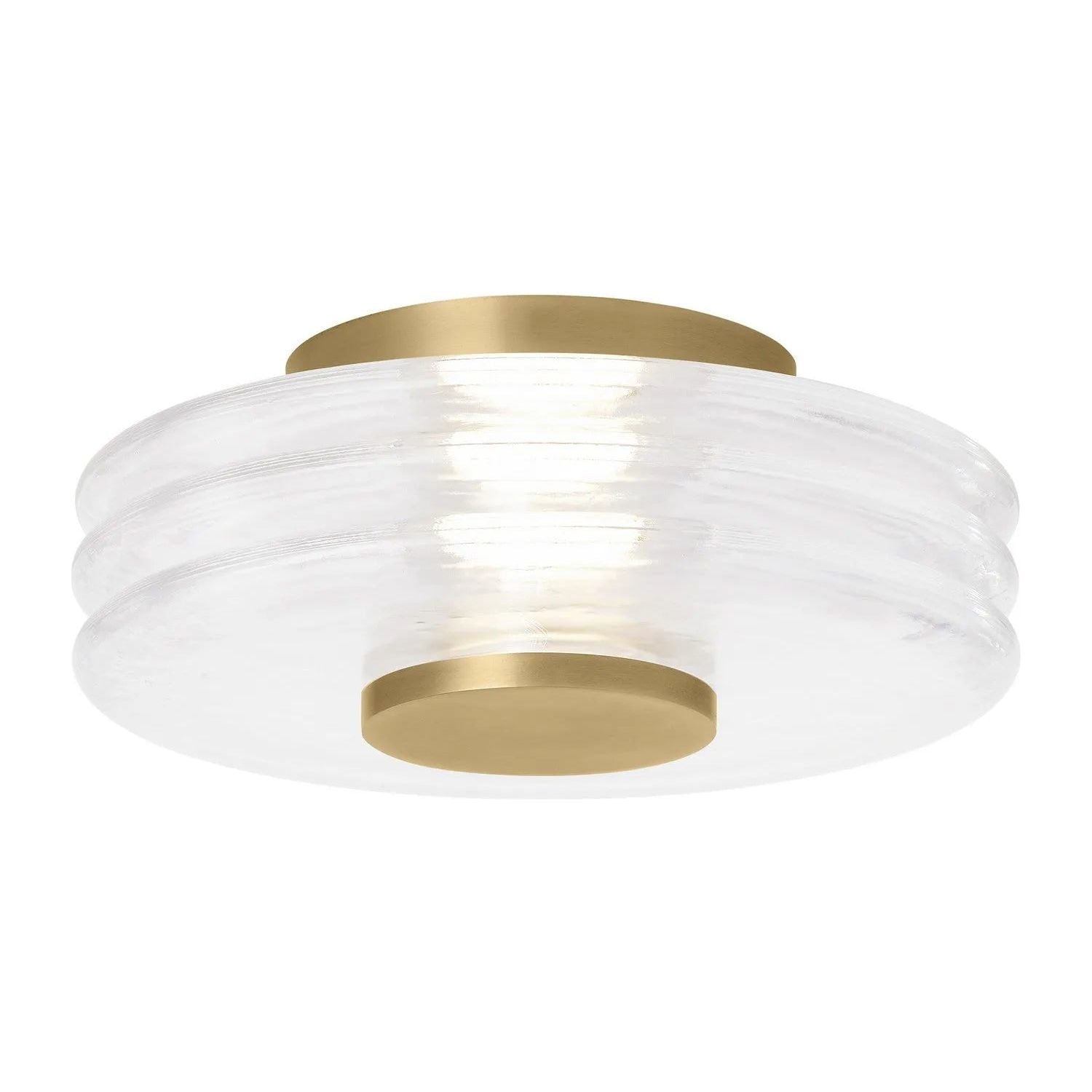 Visual Comfort Modern Collection - Laurel LED Flush Mount - KWFM20727CNB | Montreal Lighting & Hardware