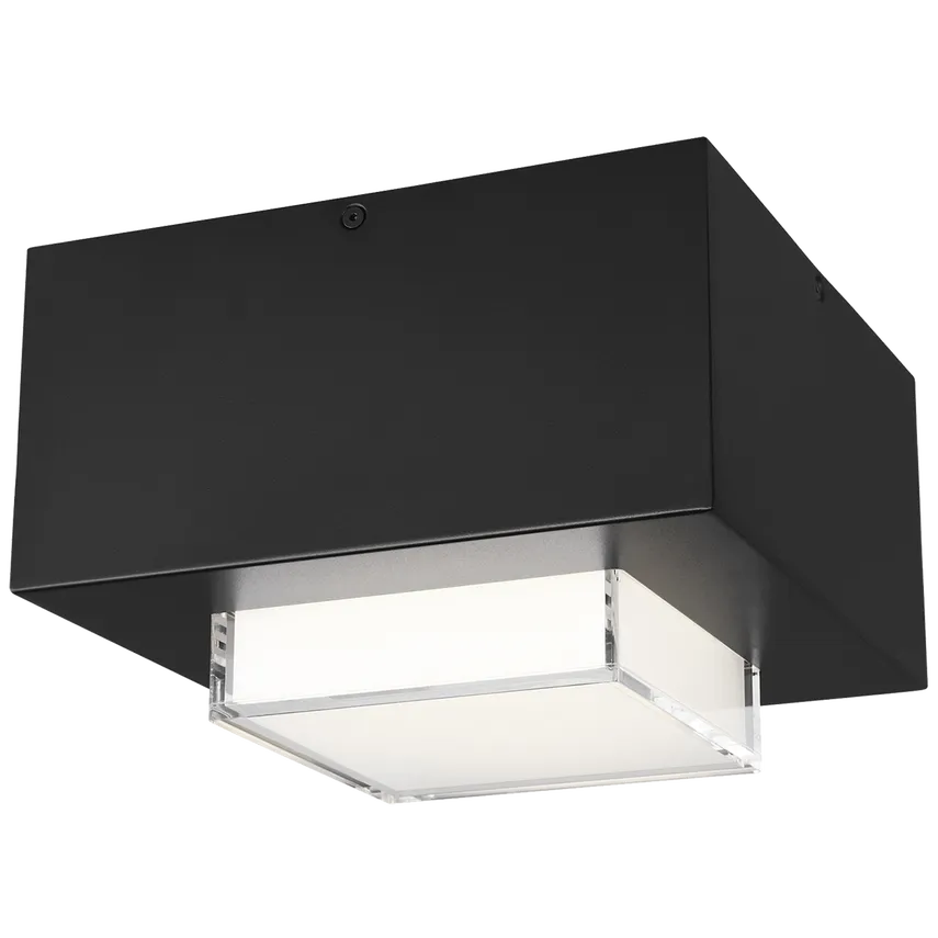 Visual Comfort Modern Collection - Leagan LED Flush Mount - 700OFMSQGE9275BUNV | Montreal Lighting & Hardware