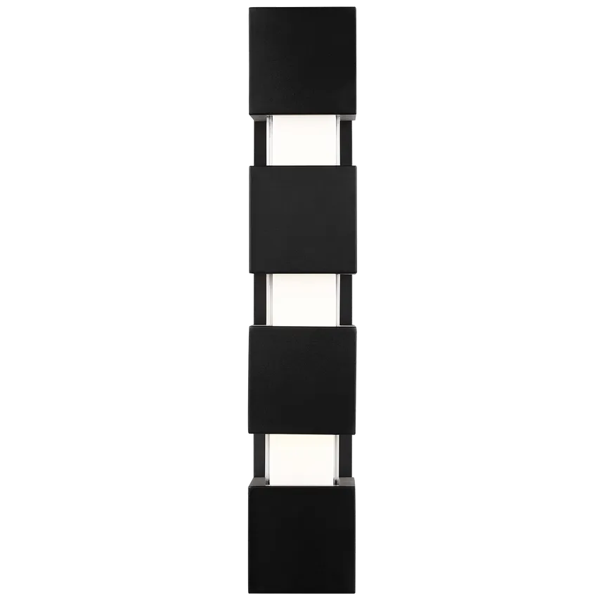 Visual Comfort Modern Collection - Leagan LED Outdoor Wall Lantern - 700OWSQGE92724BUNV | Montreal Lighting & Hardware