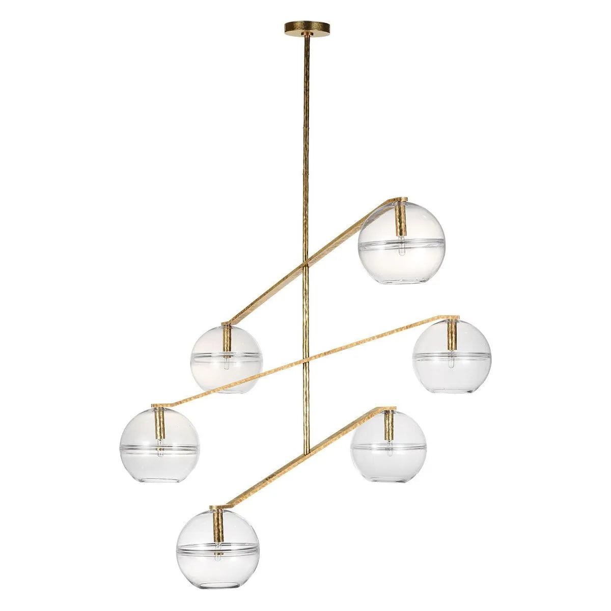 Visual Comfort Modern Collection - Lowing LED Chandelier - SLCH354CPAB-L | Montreal Lighting & Hardware