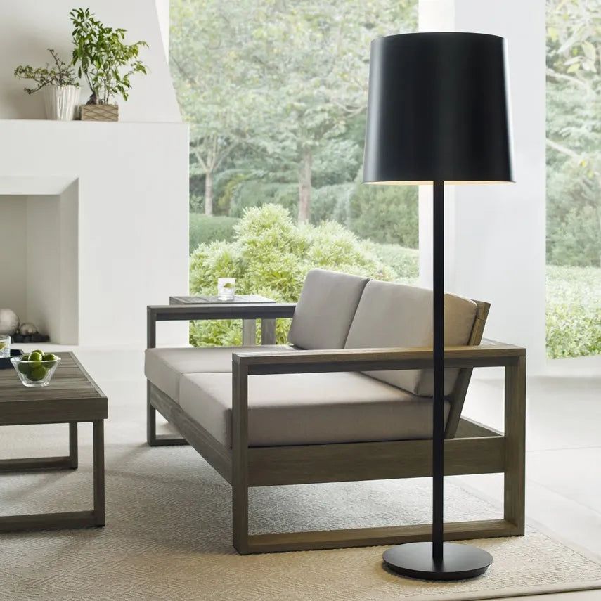 Visual Comfort Modern Collection - Lucia LED Outdoor Floor Lamp - 700OPRTLUC92762B | Montreal Lighting & Hardware