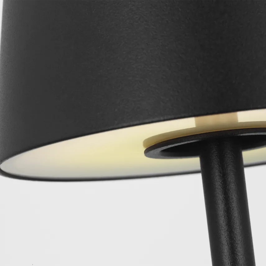 Visual Comfort Modern Collection - Nevis LED Portable Table Lamp - SLTB53127B | Montreal Lighting & Hardware