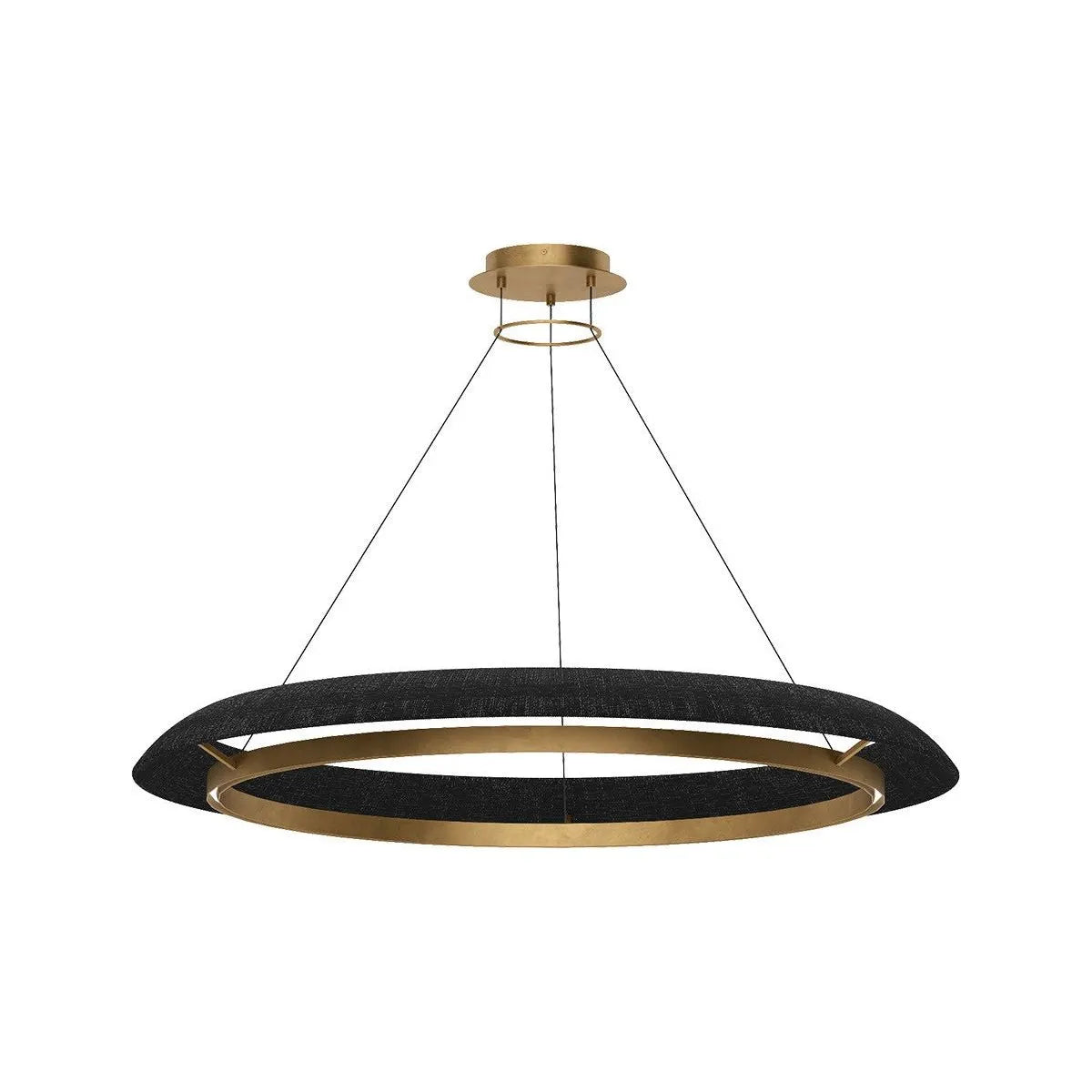 Visual Comfort Modern Collection - Noa LED Chandelier - SLCH55727WBKHAB | Montreal Lighting & Hardware