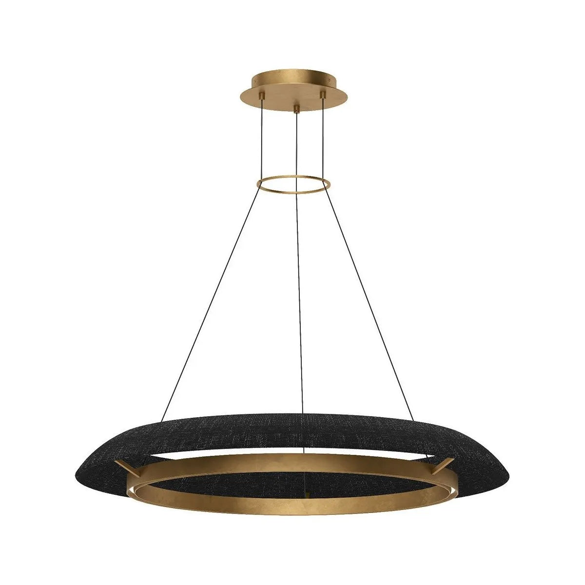 Visual Comfort Modern Collection - Noa LED Chandelier - SLCH55827WBKHAB | Montreal Lighting & Hardware