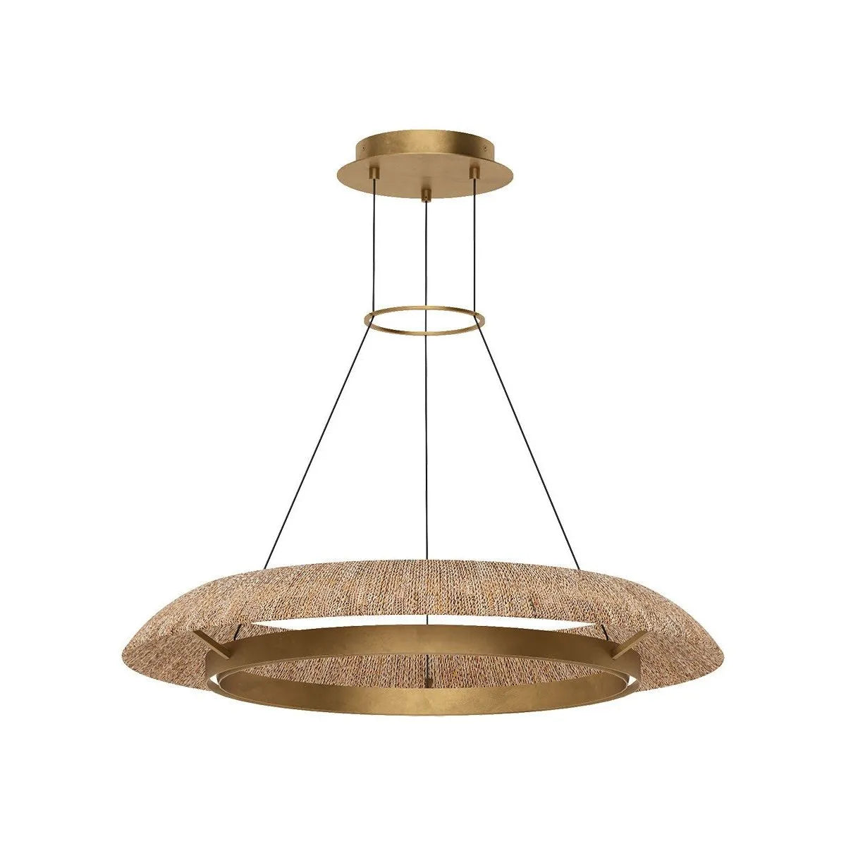 Visual Comfort Modern Collection - Noa LED Chandelier - SLCH55927NTHAB | Montreal Lighting & Hardware