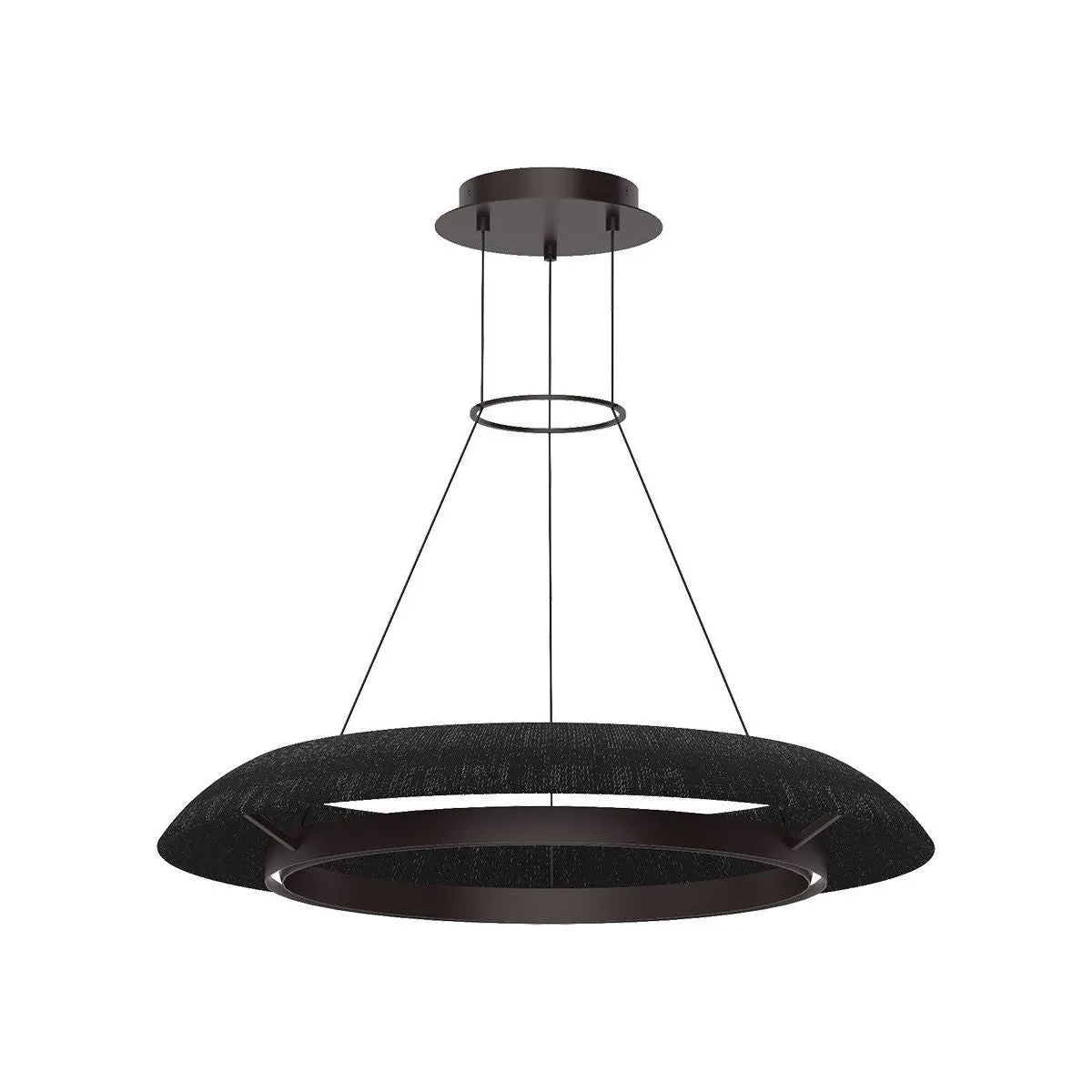 Visual Comfort Modern Collection - Noa LED Chandelier - SLCH55927WBKBZ | Montreal Lighting & Hardware